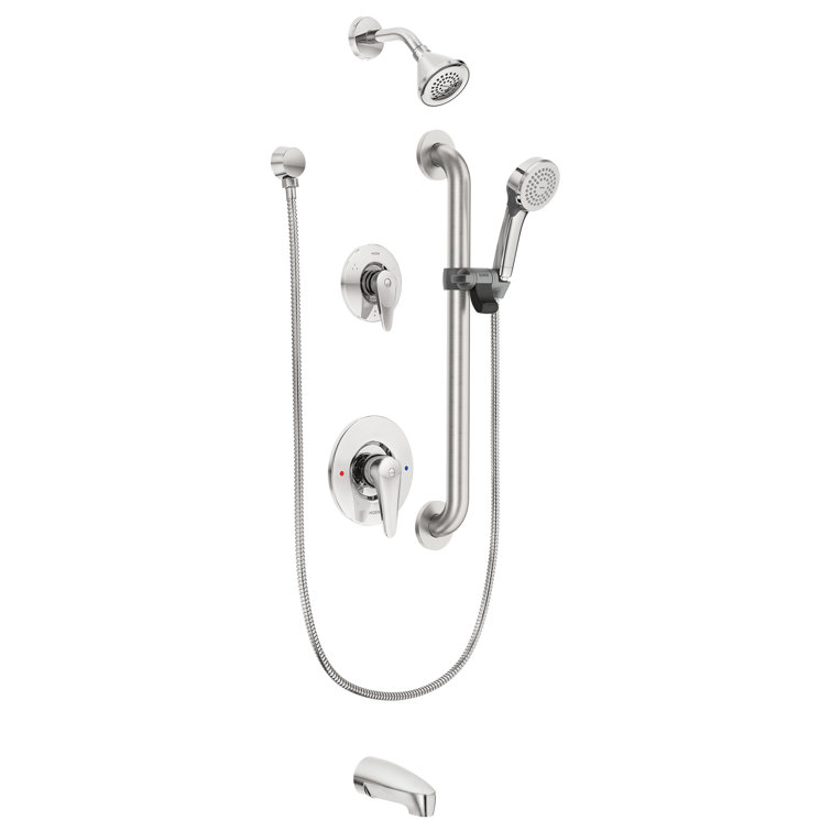 Moen Commercial Pressure Balanced Complete Shower System Wayfair